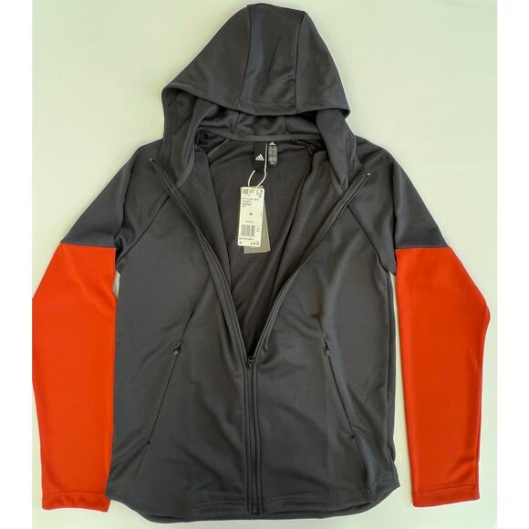 Adidas Men's Athletics Team Issue Full-Zip Fleece Hoodie Ti Lite Hoody2 DH9071 M - Picture 2 of 8